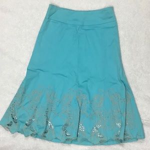 Embroidered skirt